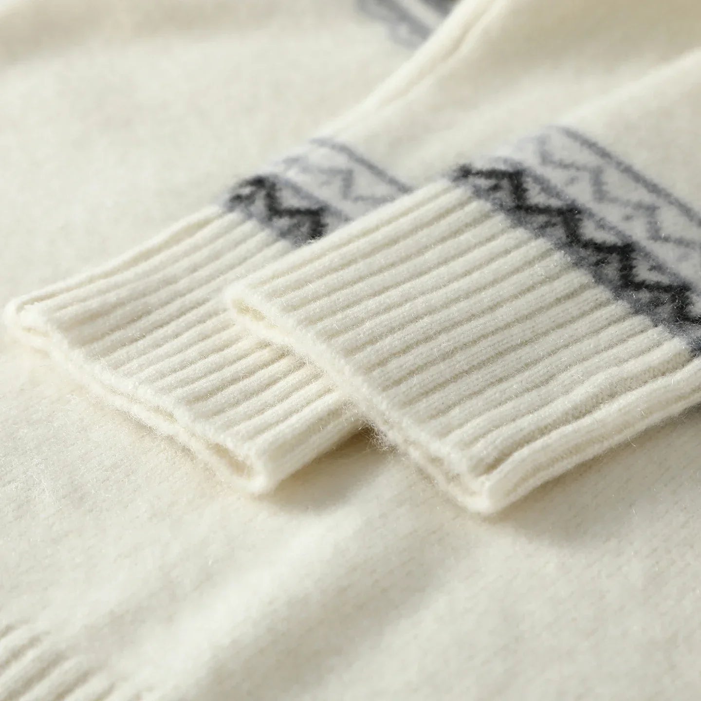 | Alpine Jacquard Cashmere Knit