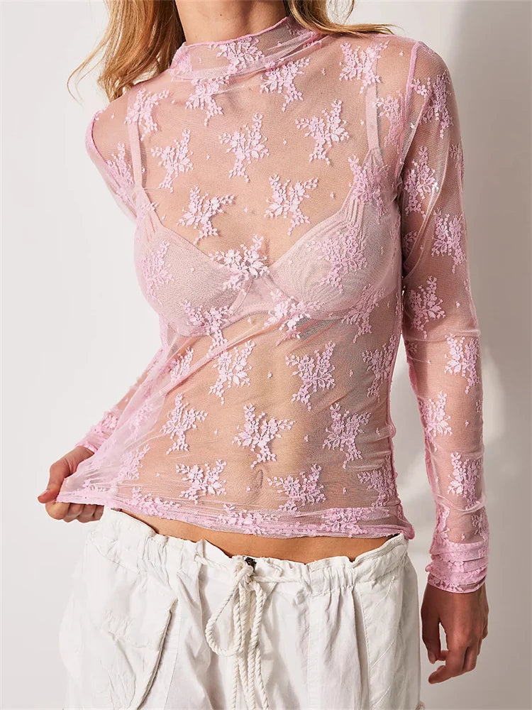 | Lace Transparent Top