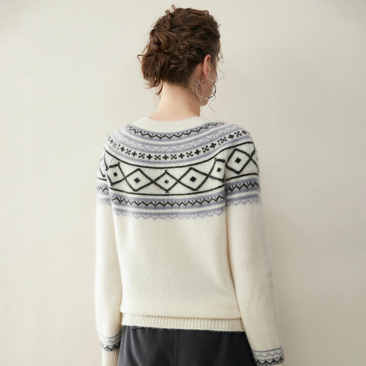 | Alpine Jacquard Cashmere Knit