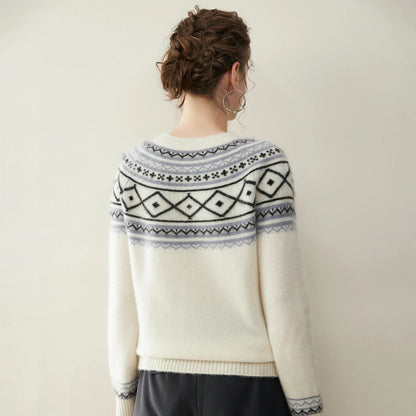 | Alpine Jacquard Cashmere Knit