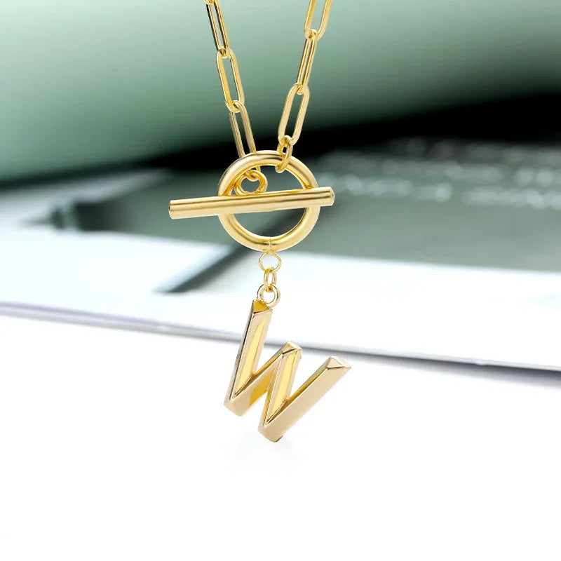 The Initial Toggle Necklace