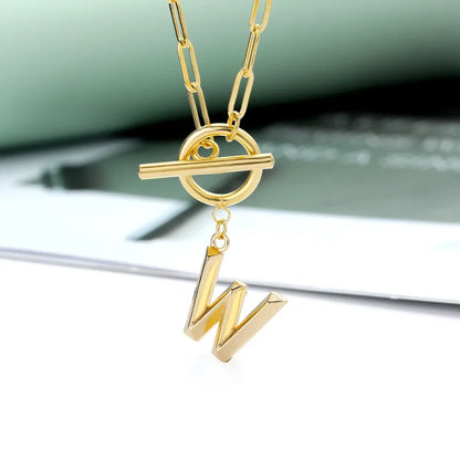 The Initial Toggle Necklace