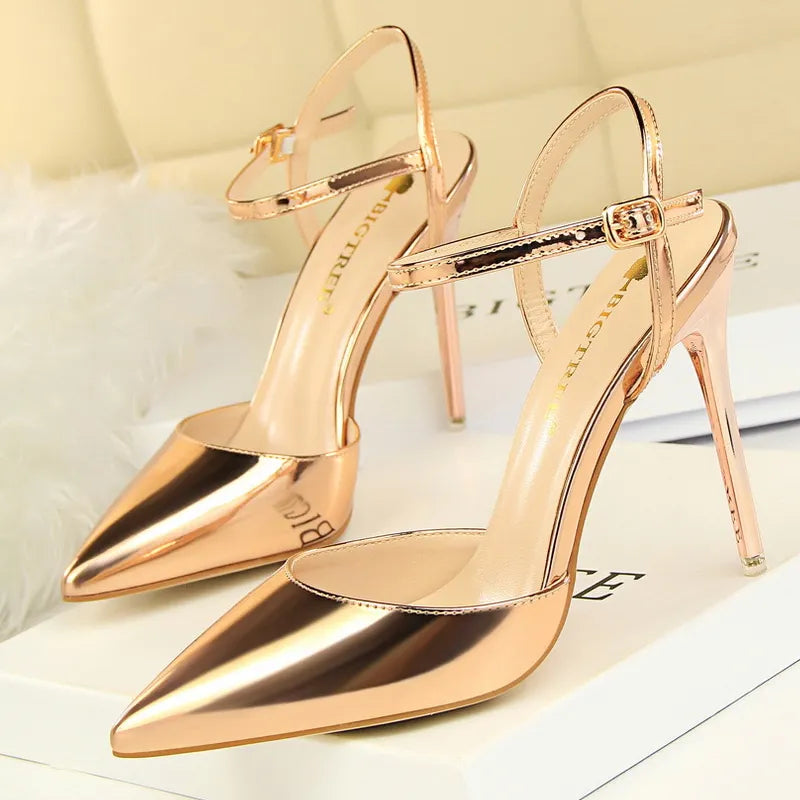 Patent Leather Stiletto Heels for Women - Sexy Party Pumps