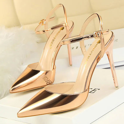 Patent Leather Stiletto Heels for Women - Sexy Party Pumps