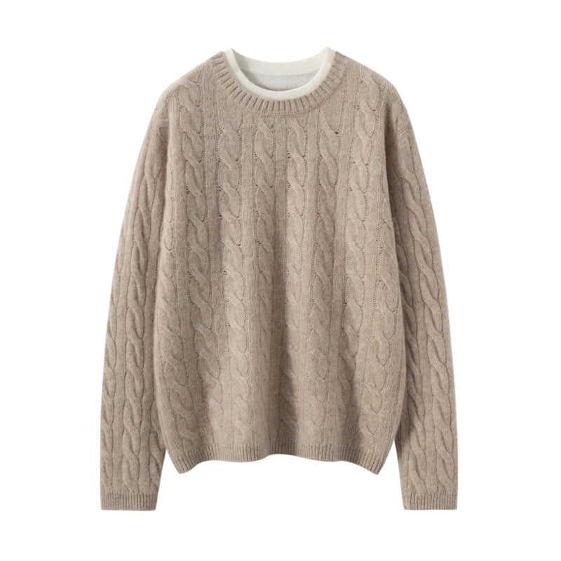 | Cable Cashmere Sweater