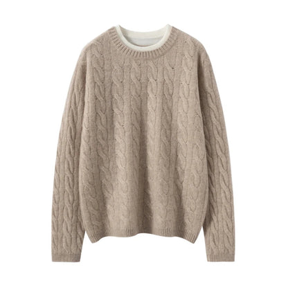 | Cable Cashmere Sweater