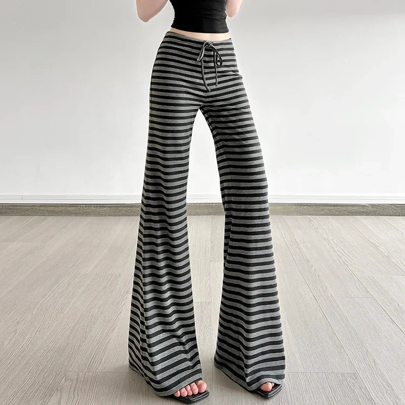 Striped Homewear Bootcut Pant
