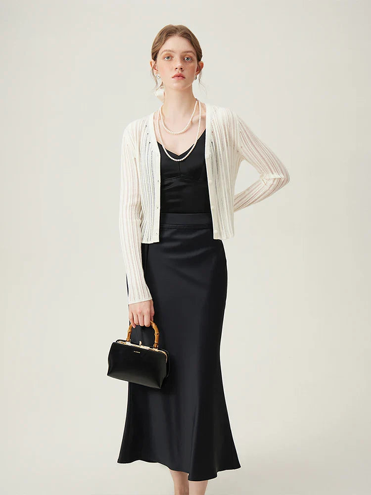 Airy Casual Knit Summer Jacket Cardigan