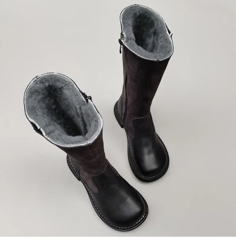 | Shearling Riding Boots