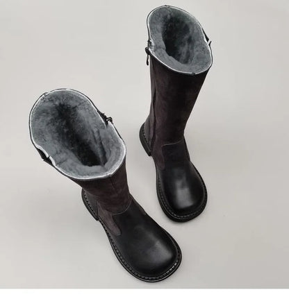 | Shearling Riding Boots