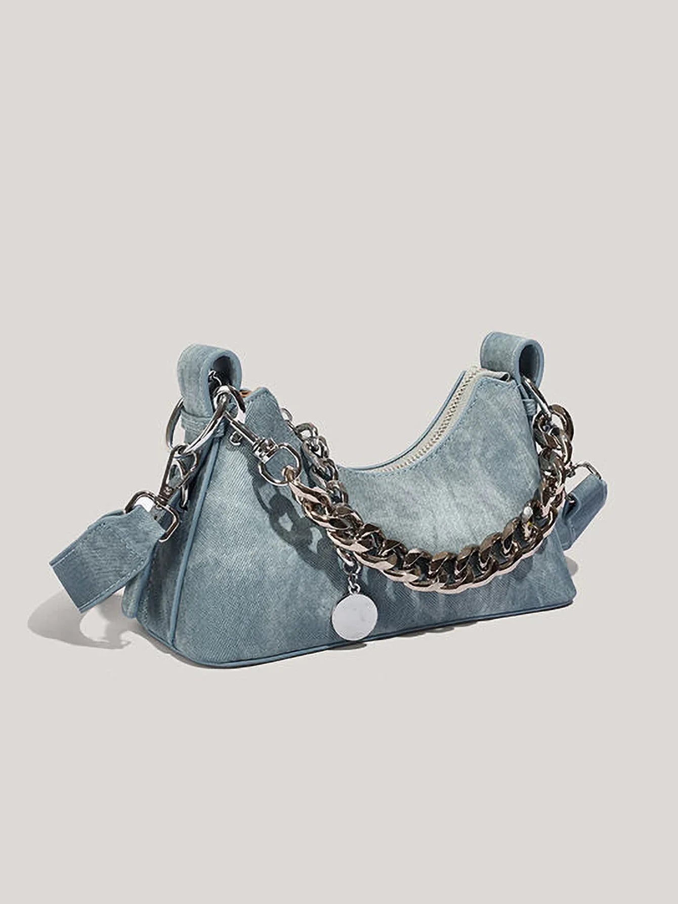 | Denim Chain Bag