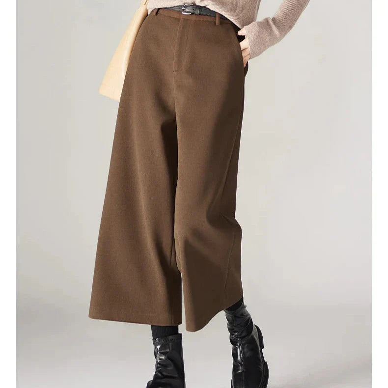 | Woolen Wide Leg Pants