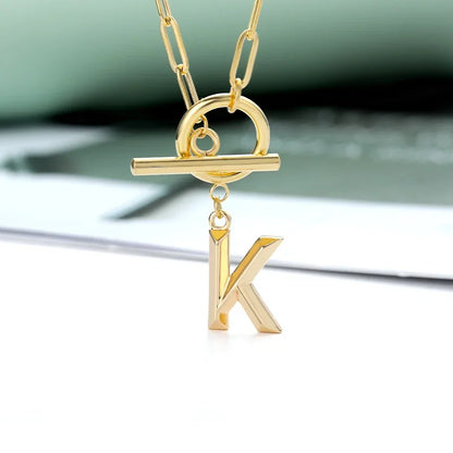 The Initial Toggle Necklace