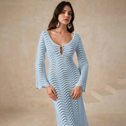 | Open-Knit Dress
