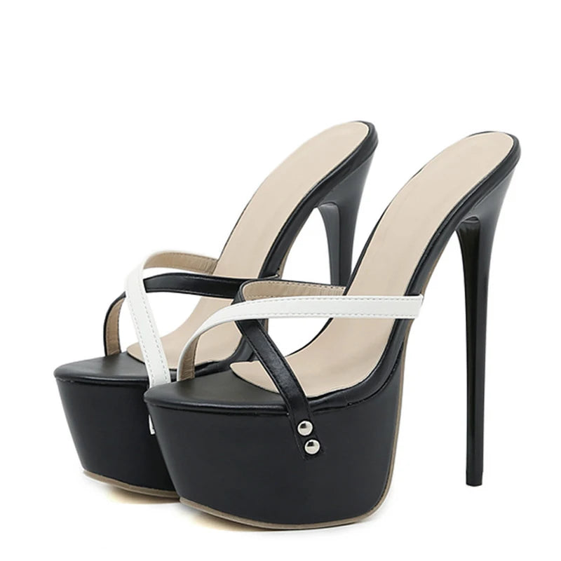 Peep Toe 16CM Slippers