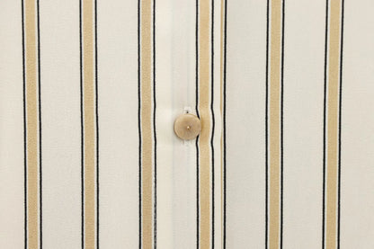 | Striped Button-Up Blouse