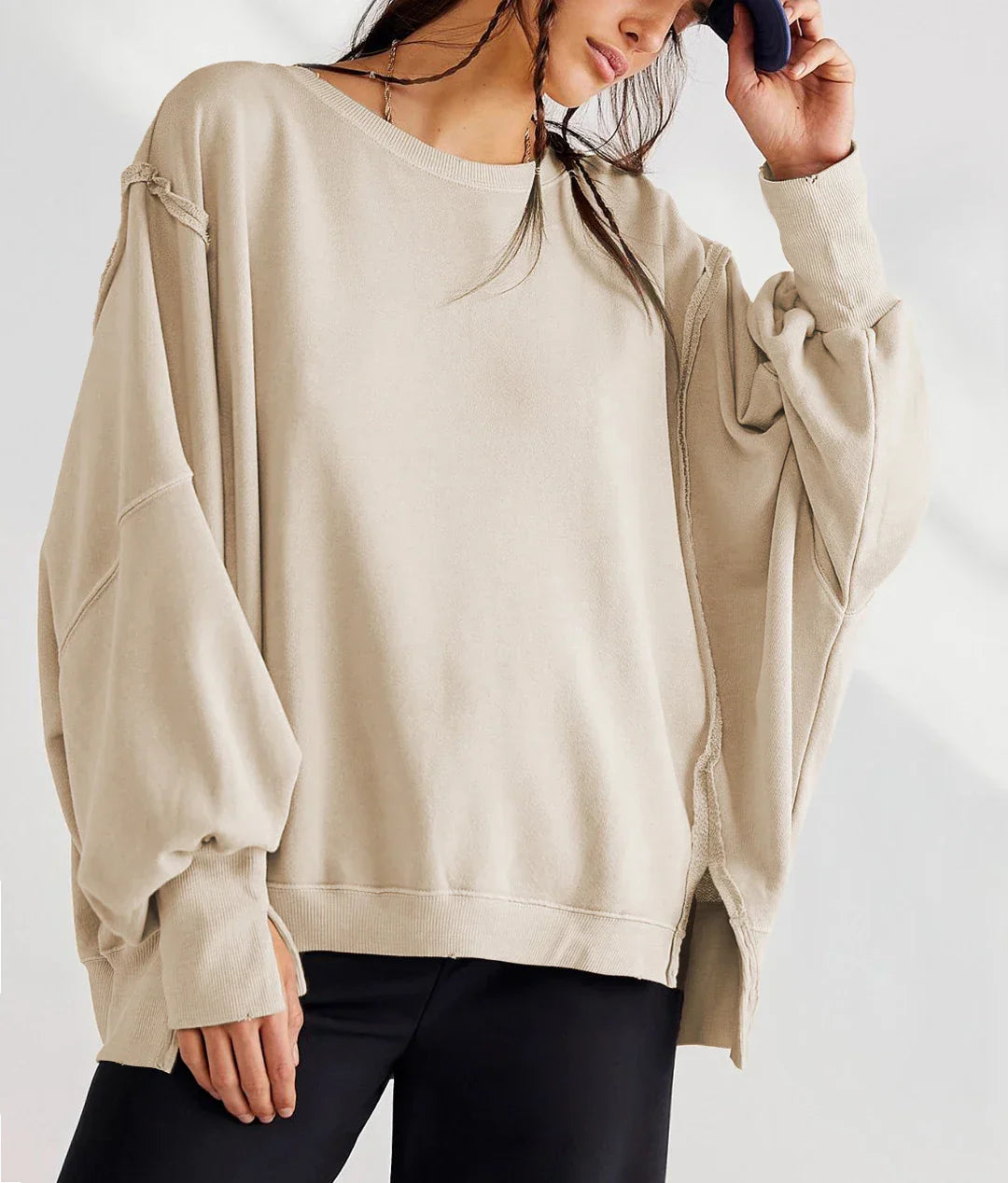 | Oversized Sweater in Maplewood