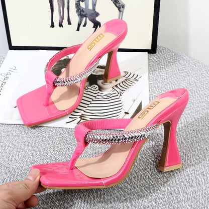 Thin High Heel Plus Size Sandals for Summer Foreign Style