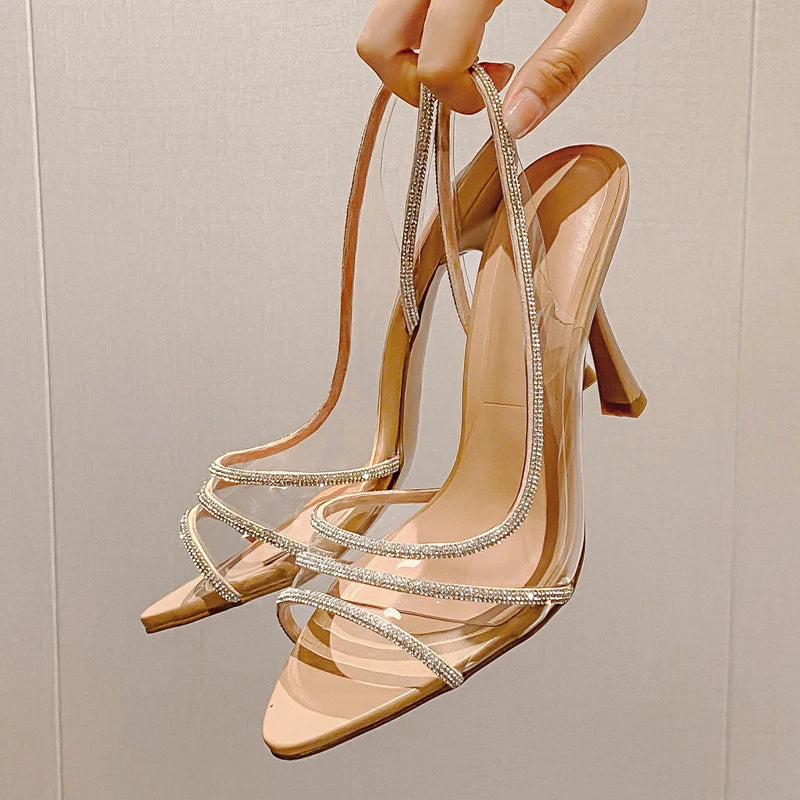 Summer Sexy Slingback High Heel Fashion Sandals for Women