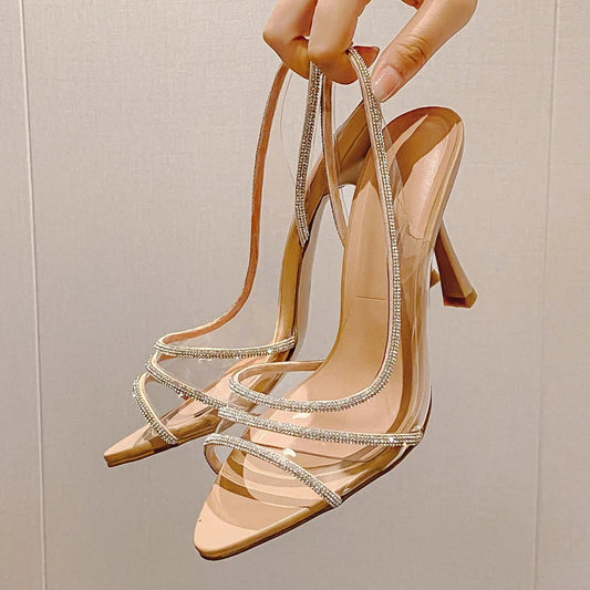 Summer Sexy Slingback High Heel Fashion Sandals for Women