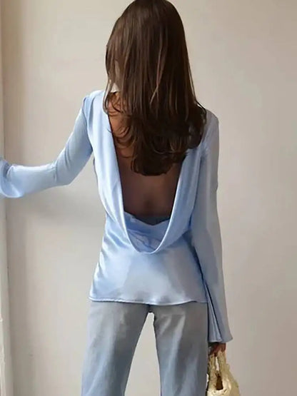 Clarisse Satin Top