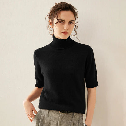 | Cashmere Turtleneck Tee