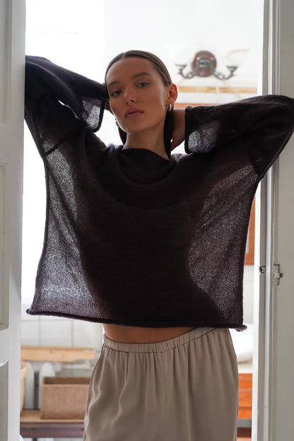 | Relaxed Crewneck Sweater