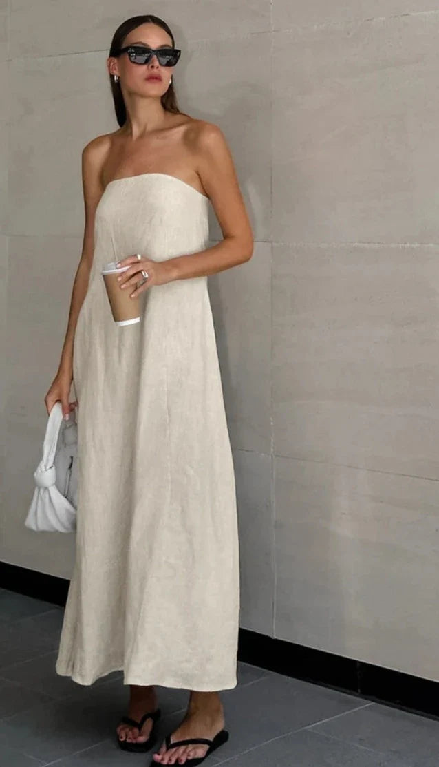Jackie Linen Dress