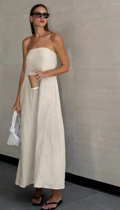Jackie Linen Dress