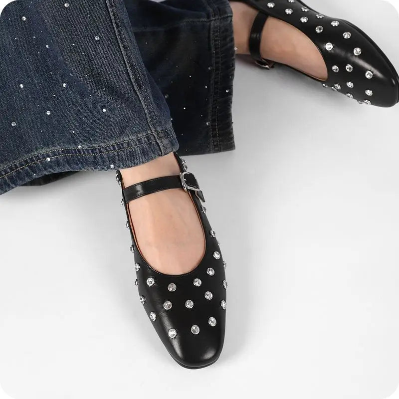| Studded Mary Janes