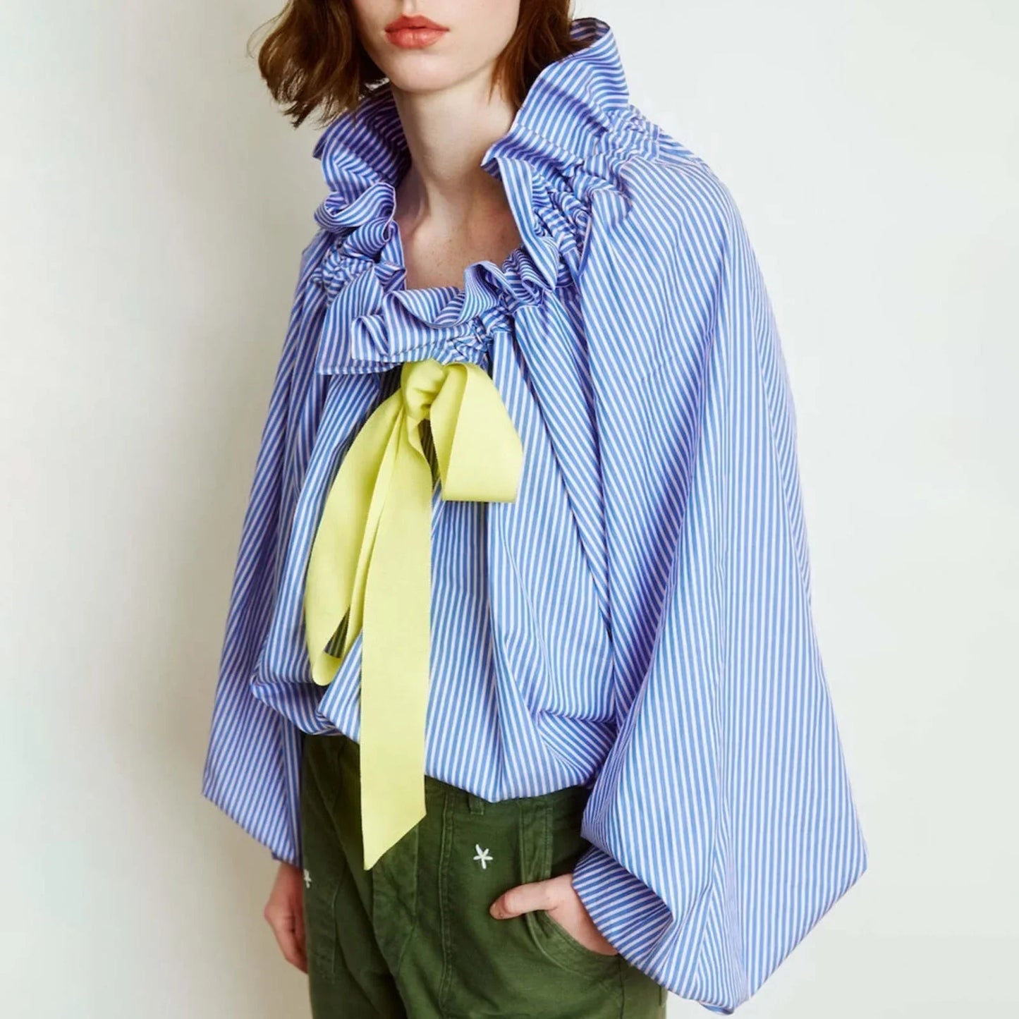 | Puffed Cotton Blouse