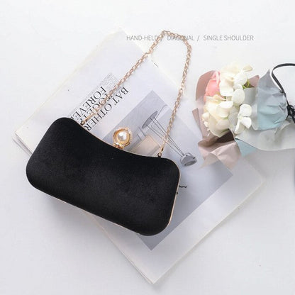 Megan Velvet Clutch
