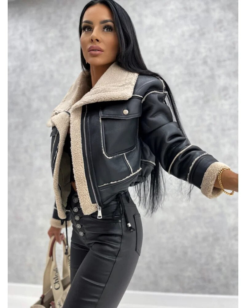 Maeve芒鈥?| STYLISH LEATHER JACKET
