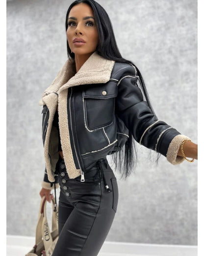 Maeve芒鈥?| STYLISH LEATHER JACKET