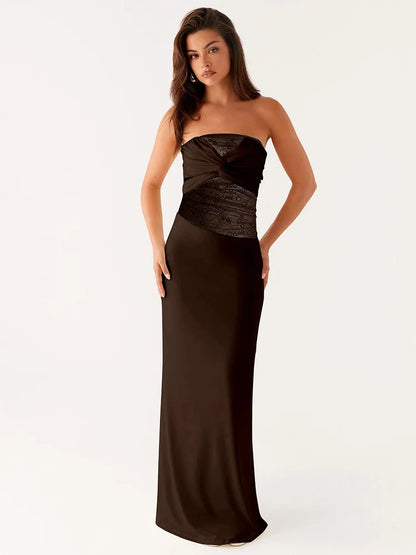 Off-shoulder Patchwork Lace Bodycon Dress