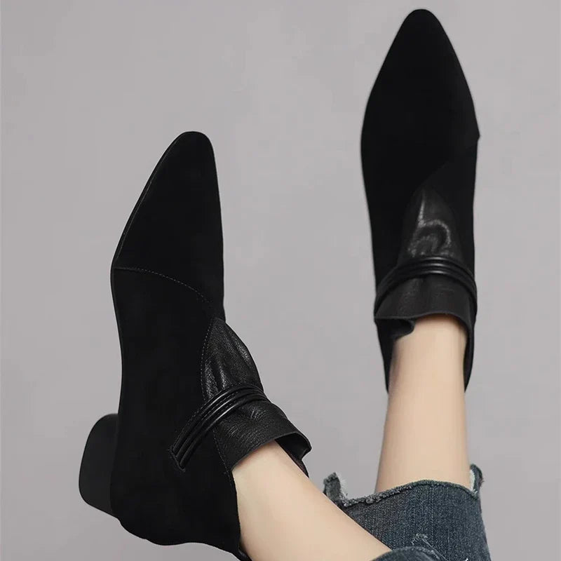 | Italian Crest Suede Boots