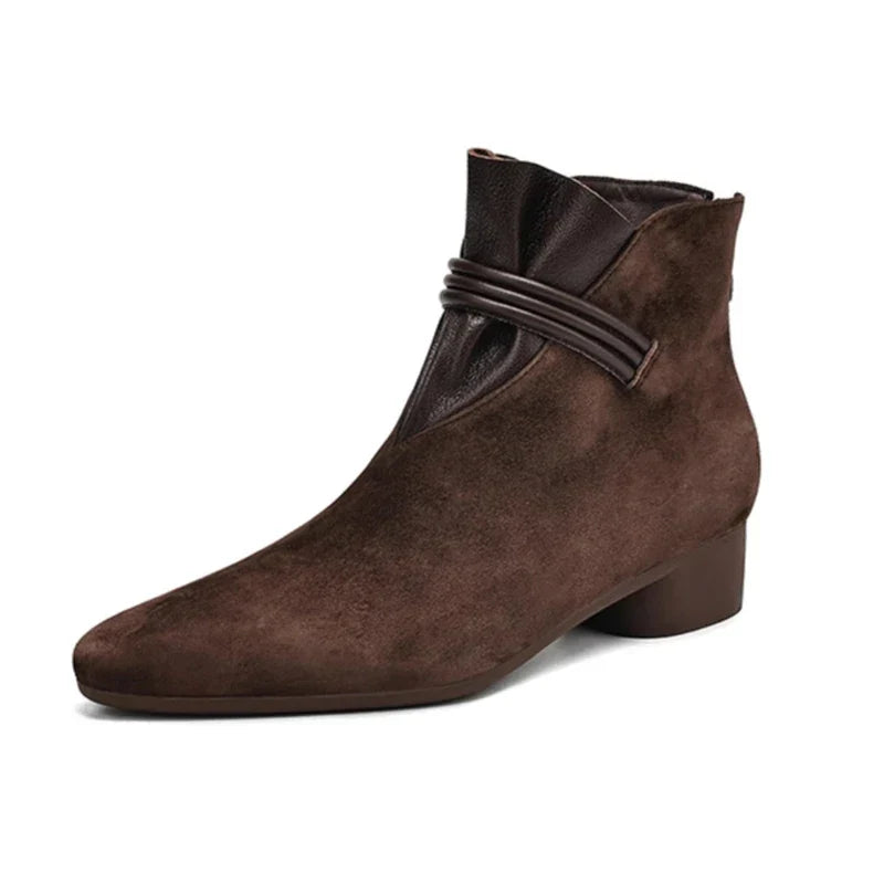 | Italian Crest Suede Boots