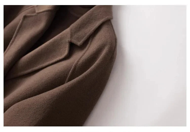 | Wool Herringbone Coat
