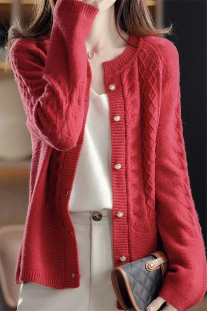 | Pearl Button Cardigan