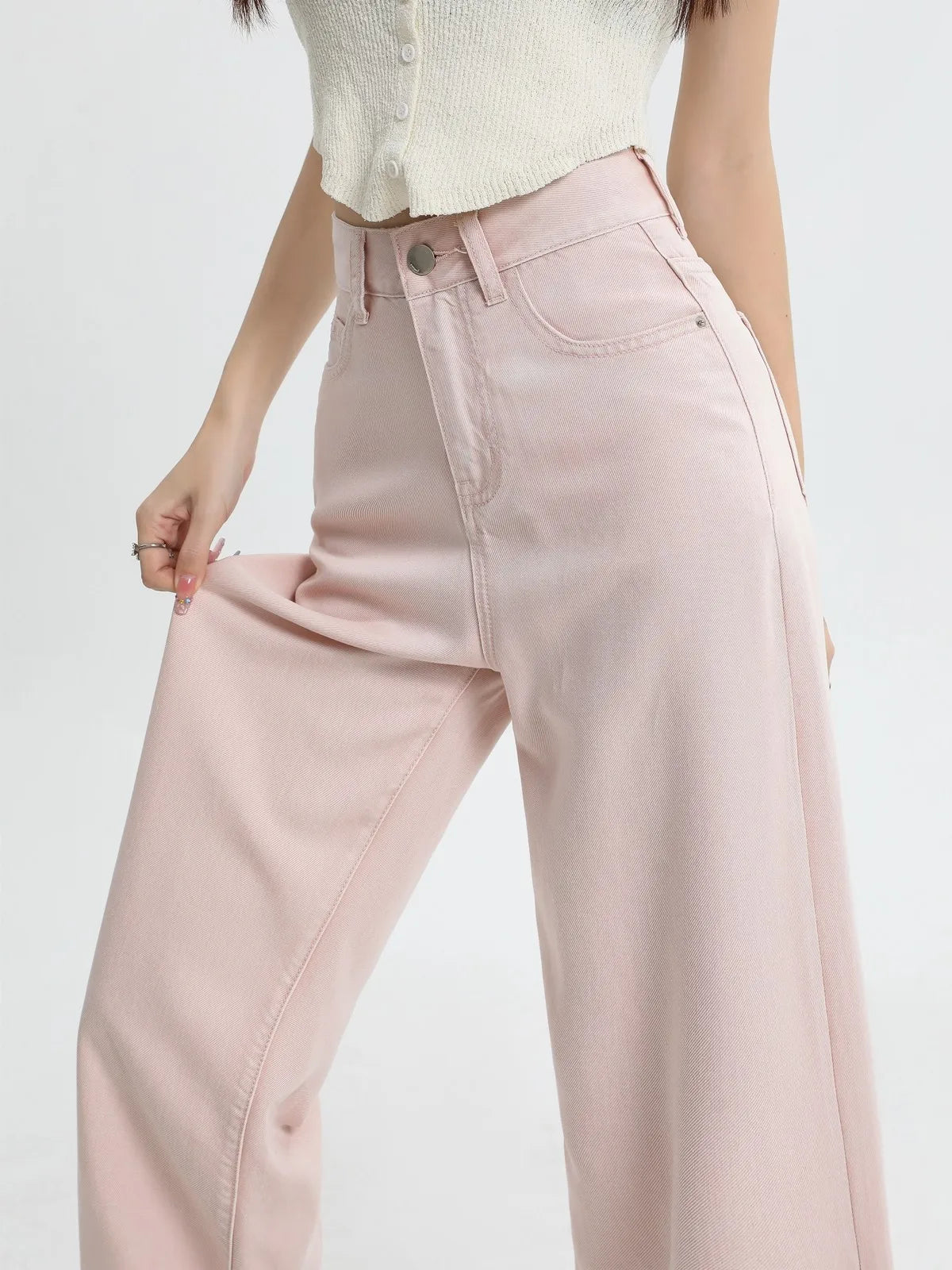 | Pink Denim Jeans