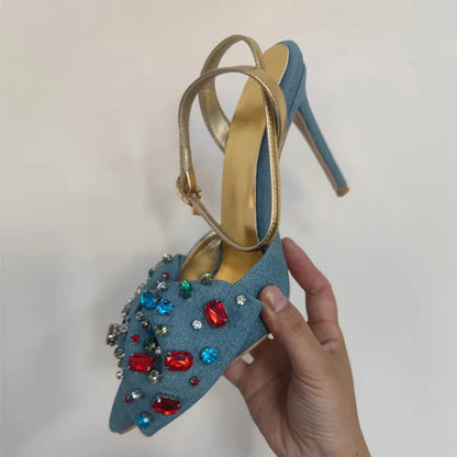 Spring Slingback Women Pumps Sandals in Fashion Colors