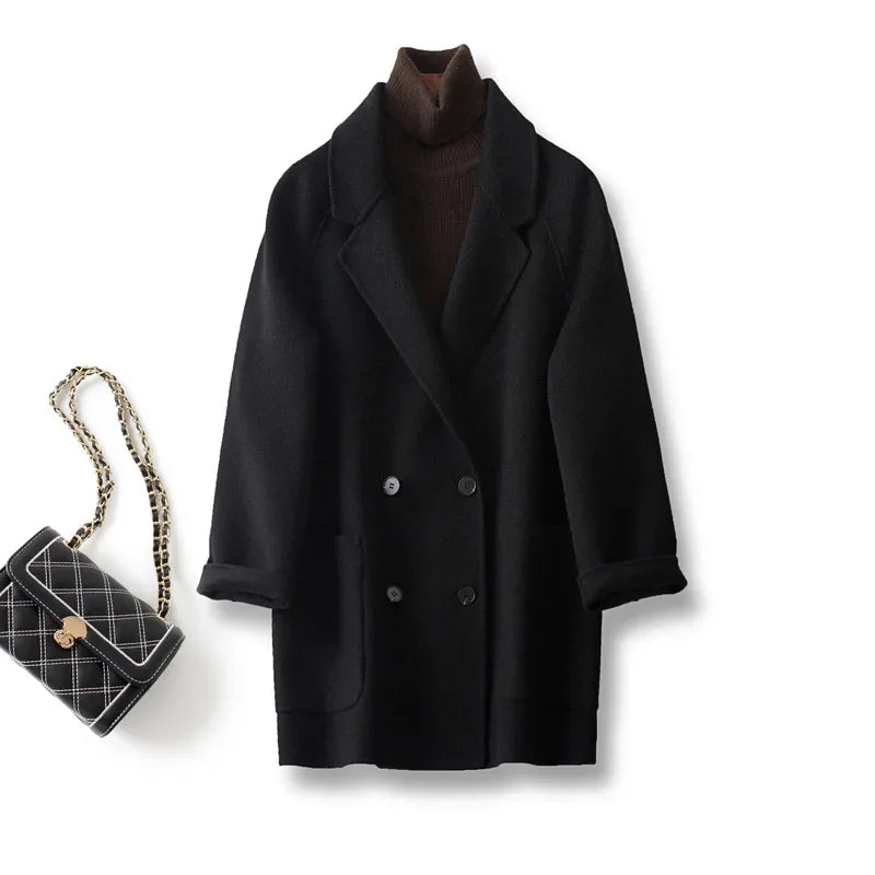 | Wool Herringbone Coat