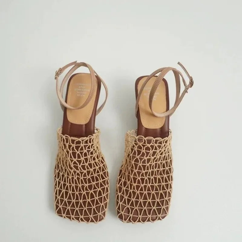 | Mesh Weave Heels