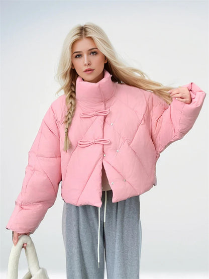 Queen Bow Puffer Jacket
