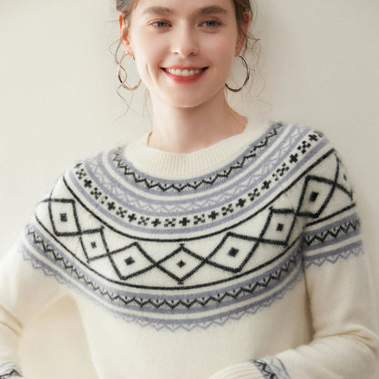 | Alpine Jacquard Cashmere Knit