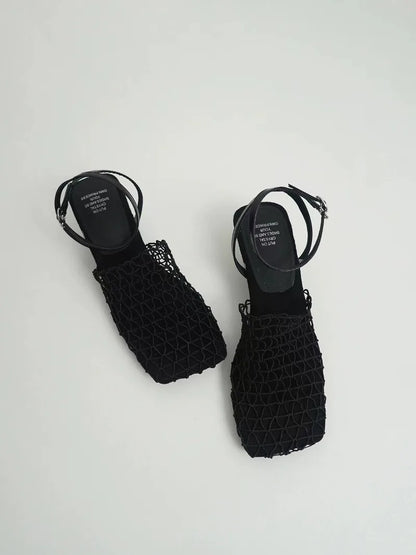 | Mesh Weave Heels