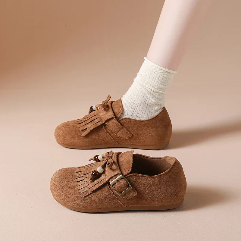 | Fringe Bead Loafers