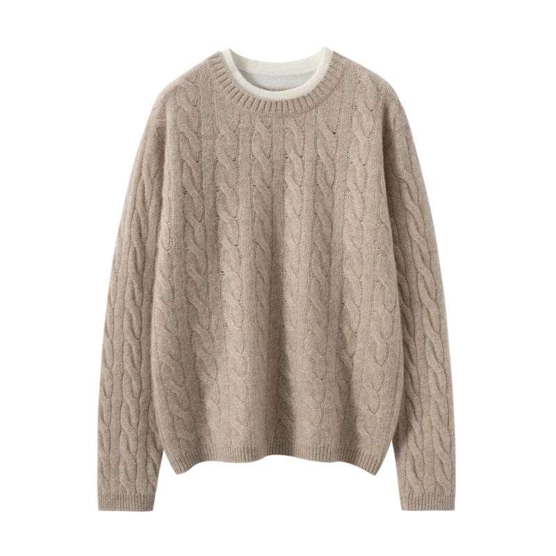 | Cable Cashmere Sweater