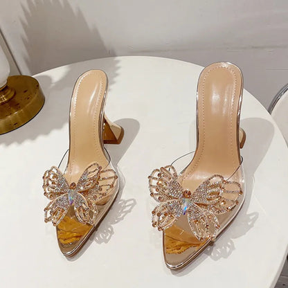 Summer High Heels Slippers for Sexy Street Style Woman