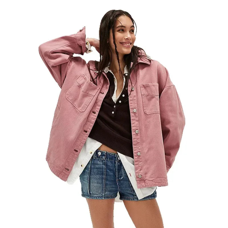 | Washed Denim Jacket